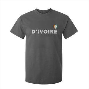 Côte D Ivoire T Shirt For Kid Ivory Coast Crest Football Elephant Family Matching