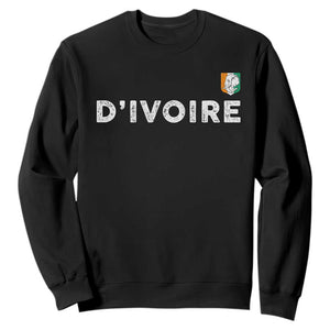Côte D Ivoire Sweatshirt Ivory Coast Crest Football Elephant Family Matching
