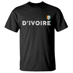 Côte D Ivoire T Shirt Ivory Coast Crest Football Elephant Family Matching