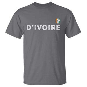 Côte D Ivoire T Shirt Ivory Coast Crest Football Elephant Family Matching