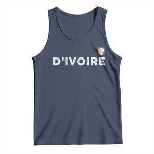 Côte D Ivoire Tank Top Ivory Coast Crest Football Elephant Family Matching
