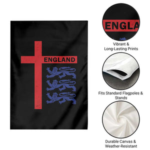 England Football St George Cross Three Lions Emblem Garden Flag