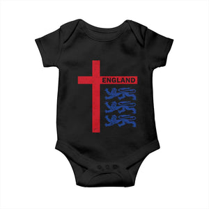 England Football St George Cross Three Lions Emblem Baby Onesie