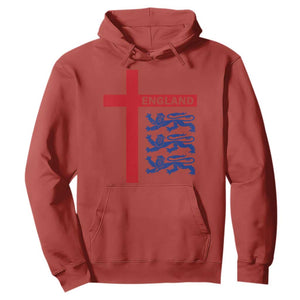 England Football St George Cross Three Lions Emblem Hoodie