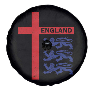 England Football St George Cross Three Lions Emblem Spare Tire Cover