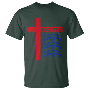 England Football St George Cross Three Lions Emblem T Shirt