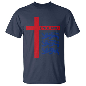 England Football St George Cross Three Lions Emblem T Shirt