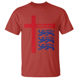 England Football St George Cross Three Lions Emblem T Shirt