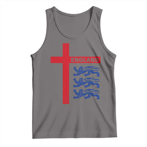 England Football St George Cross Three Lions Emblem Tank Top