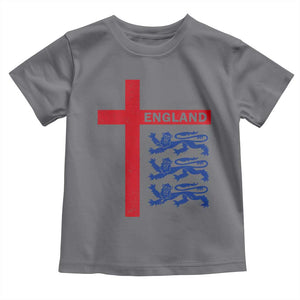 England Football St George Cross Three Lions Emblem Toddler T Shirt