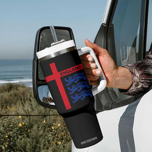 England Football St George Cross Three Lions Emblem Tumbler With Handle