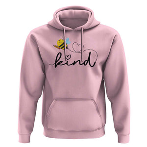 Positive Quote Bee Hoodie Be Kind Pencil Back To School Bumblebee TS11 Light Pink Print Your Wear
