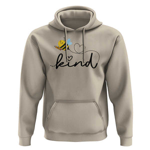 Positive Quote Bee Hoodie Be Kind Pencil Back To School Bumblebee TS11 Sand Print Your Wear