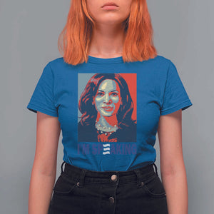 Funny Harris T Shirt For Women I'm Speaking Quote Presidential Election TS11 Royal Blue Print Your Wear