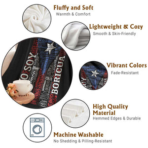 Puerto Rican Flag Puerto Rico Towns And Cities Throw Blanket TS11 Print Your Wear