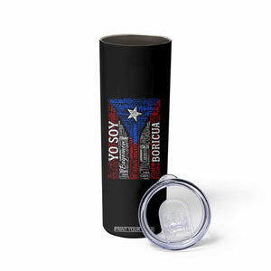 Puerto Rican Flag Puerto Rico Towns And Cities Skinny Tumbler TS11 Print Your Wear