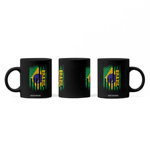 Brazilian Americans Brazilian Pride Latin Vintage USA Brazil Flag Coffee Mug TS11 Print Your Wear
