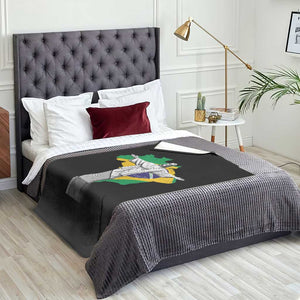 Brazilian Pride Christ the Redeemer Statue Latin America Brazil Map Throw Blanket TS11 Print Your Wear