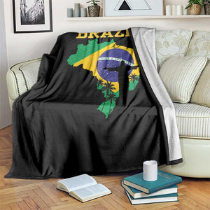 Brazilian Pride Christ the Redeemer Statue Latin America Throw Blanket TS11 Print Your Wear