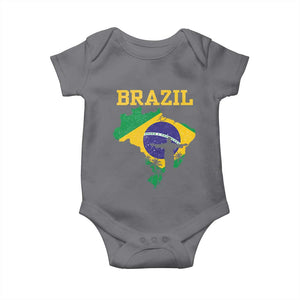 Brazilian Pride Christ the Redeemer Statue Latin America Baby Onesie TS11 Charcoal Print Your Wear