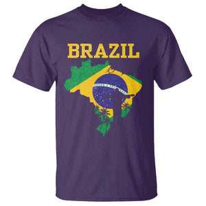 Brazilian Pride Christ the Redeemer Statue Latin America T Shirt TS11 Purple Print Your Wear