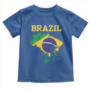 Brazilian Pride Christ the Redeemer Statue Latin America Toddler T Shirt TS11 Royal Blue Print Your Wear