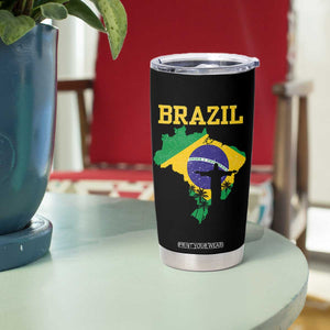 Brazilian Pride Christ the Redeemer Statue Latin America Tumbler Cup TS11 Print Your Wear