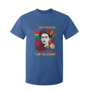 Frida Kahlo T Shirt For Kid They Whispered To Her You Cant Withstand The Storm TS11 Royal Blue Print Your Wear