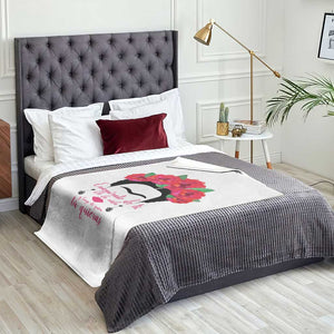 Frida Kahlo Quotes Throw Blanket Enamorate De Ti De La Vida Mexican Artist TS11 Print Your Wear