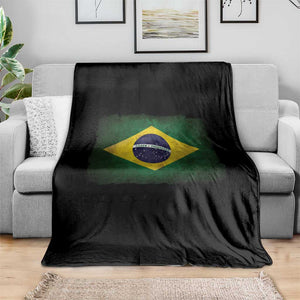 Brazilian Pride Latin America Vintage Brazil Flag Throw Blanket TS11 Print Your Wear