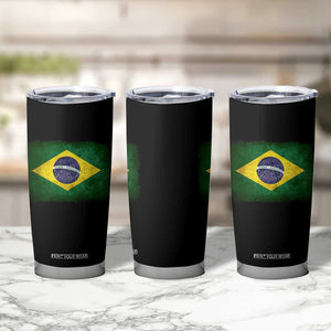 Brazilian Pride Latin America Vintage Brazil Flag Tumbler Cup TS11 Print Your Wear