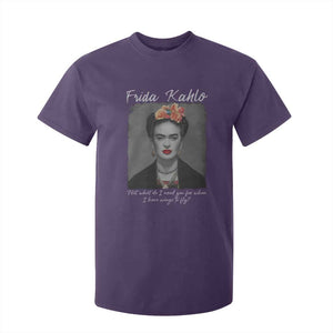 Frida Kahlo T Shirt For Kid Feet What Do I Need You For When I Have Wings To Fly TS11 Purple Print Your Wear
