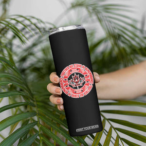 Indigenous Children Skinny Tumbler Together We Stand In Remembrance Unity Day Papoose Maple Leaf Native American TS11 Print Your Wear