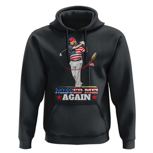 Trump Supporter Hoodie Missed Me Again 0 2 Bullet Golf American Flag Presidential Election TS11 Black Print Your Wear