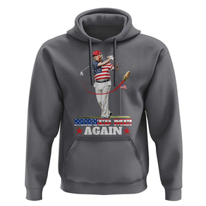 Trump Supporter Hoodie Missed Me Again 0 2 Bullet Golf American Flag Presidential Election TS11 Charcoal Print Your Wear