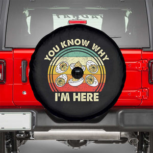 Funny Thanksgiving Deviled Eggs Spare Tire Cover You Know Why I Am Here Easter Day TS11 Black Print Your Wear