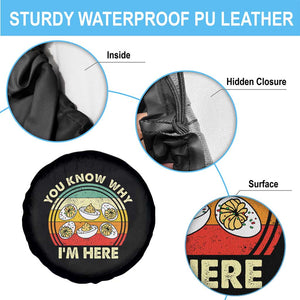 Funny Thanksgiving Deviled Eggs Spare Tire Cover You Know Why I Am Here Easter Day TS11 Print Your Wear