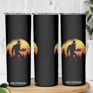 Bigfoot Pilgrim Turkey Pumpkin Thanksgiving Day Skinny Tumbler TS11 Print Your Wear