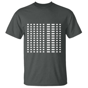 Six Seven 67 Morse Code T Shirt Subtle Secret Gen Alpha Meme TS11 Dark Heather Print Your Wear