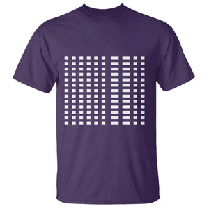 Six Seven 67 Morse Code T Shirt Subtle Secret Gen Alpha Meme TS11 Purple Print Your Wear