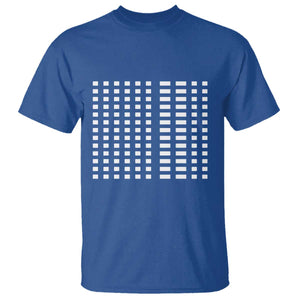 Six Seven 67 Morse Code T Shirt Subtle Secret Gen Alpha Meme TS11 Royal Blue Print Your Wear