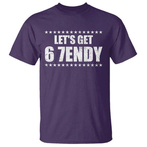 Lets Get Sendy 67 Six Seven Meme Alpha Slang Star T Shirt TS11 Purple Print Your Wear