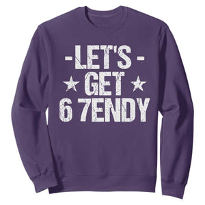 Lets Get Sendy 67 Six Seven Meme Alpha Slang Sweatshirt TS11 Purple Print Your Wear
