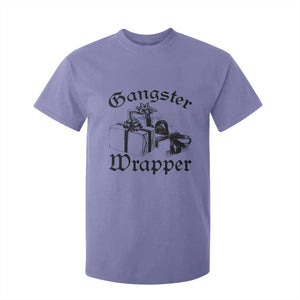 Funny Christmas T Shirt For Kid Gangster Wrapper Vintage Presents Gift TS11 Violet Print Your Wear