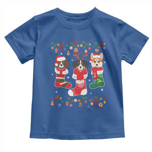Funny Christmas Dog Owner Baby Shirt Socks Xmas Holiday TS11 Royal Blue Print Your Wear