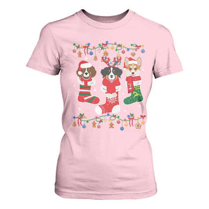 Funny Christmas Dog Owner T Shirt For Women Socks Xmas Holiday TS11 Light Pink Print Your Wear