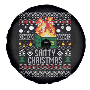 Funny Xmas Lil Dumpster Fire Spare Tire Cover Shitty Christmas Festive Holiday TS11 Print Your Wear