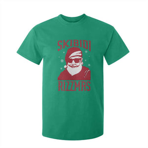 Funny Christmas Santa T Shirt For Kid Skibidi Rizzmas Vintage Charisma Rizz Santa Claus TS11 Irish Green Print Your Wear