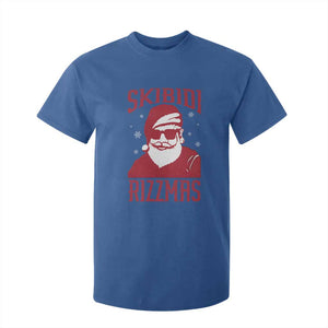 Funny Christmas Santa T Shirt For Kid Skibidi Rizzmas Vintage Charisma Rizz Santa Claus TS11 Royal Blue Print Your Wear