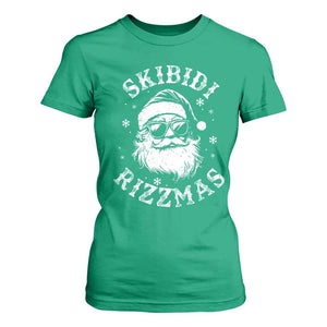 Funny Skibidi Rizzmas Christmas T Shirt For Women Vintage Sigmas Charisma Rizz Cool Santa TS11 Irish Green Print Your Wear